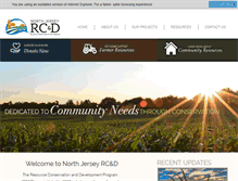 Tablet Screenshot of northjerseyrcd.org